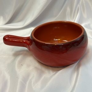 De Silva Italian Terra Cotta  Red Soup Bowl